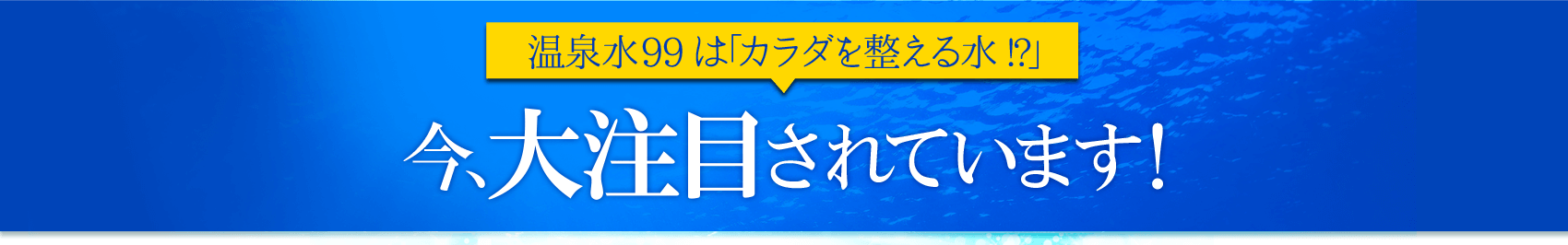 今、大注目されています